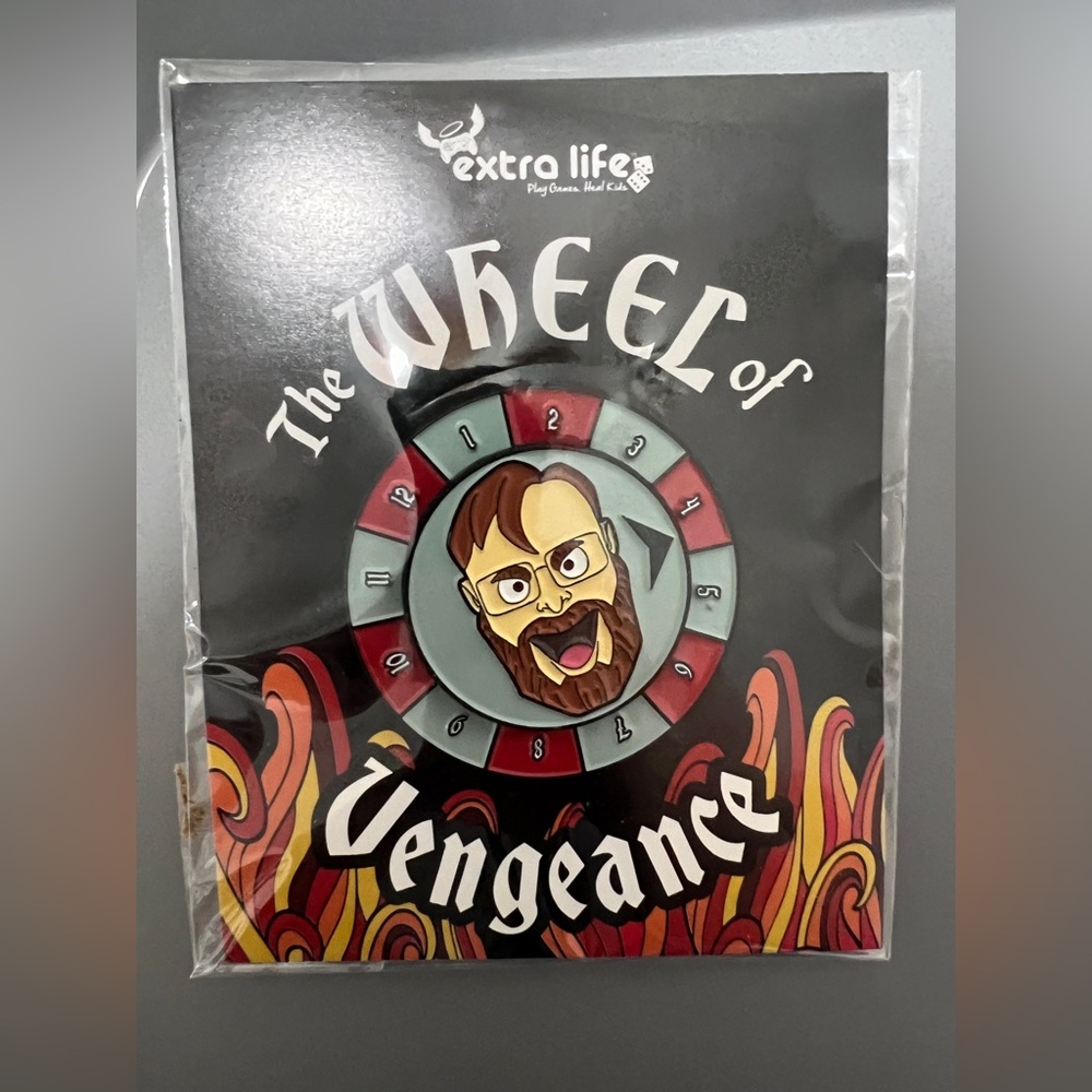Rooster Teeth Extra Life: Wheel of Vengeance Pin